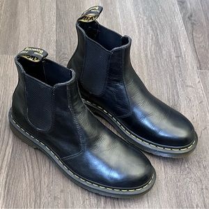 Dr Martens 2976 Black Leather Chelsea Boots Size 11